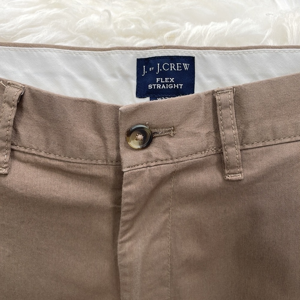 J.CREW FLEX STRAIGHT MENS CHINO’S